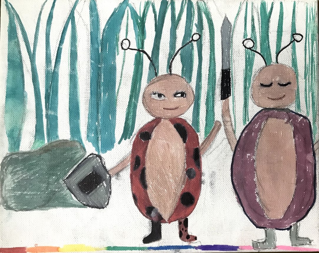 Early Bug Harold drawing by Helen Blaisdell